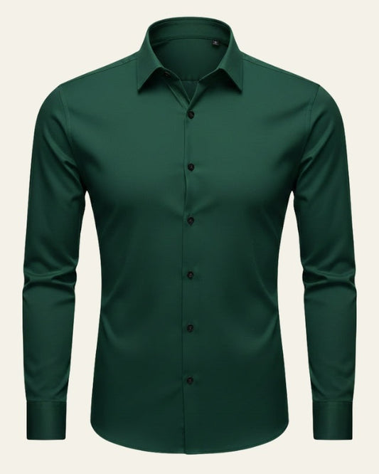 Camicia Uomo Stretch Superficie Liscia