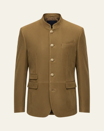 Giacca Uomo in Similpelle Effetto Suede