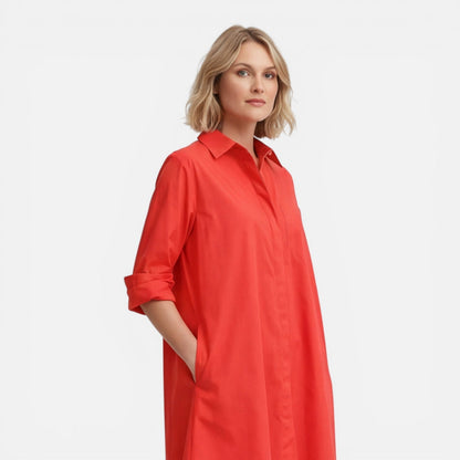Abito Chemisier Midi Donna Ampio