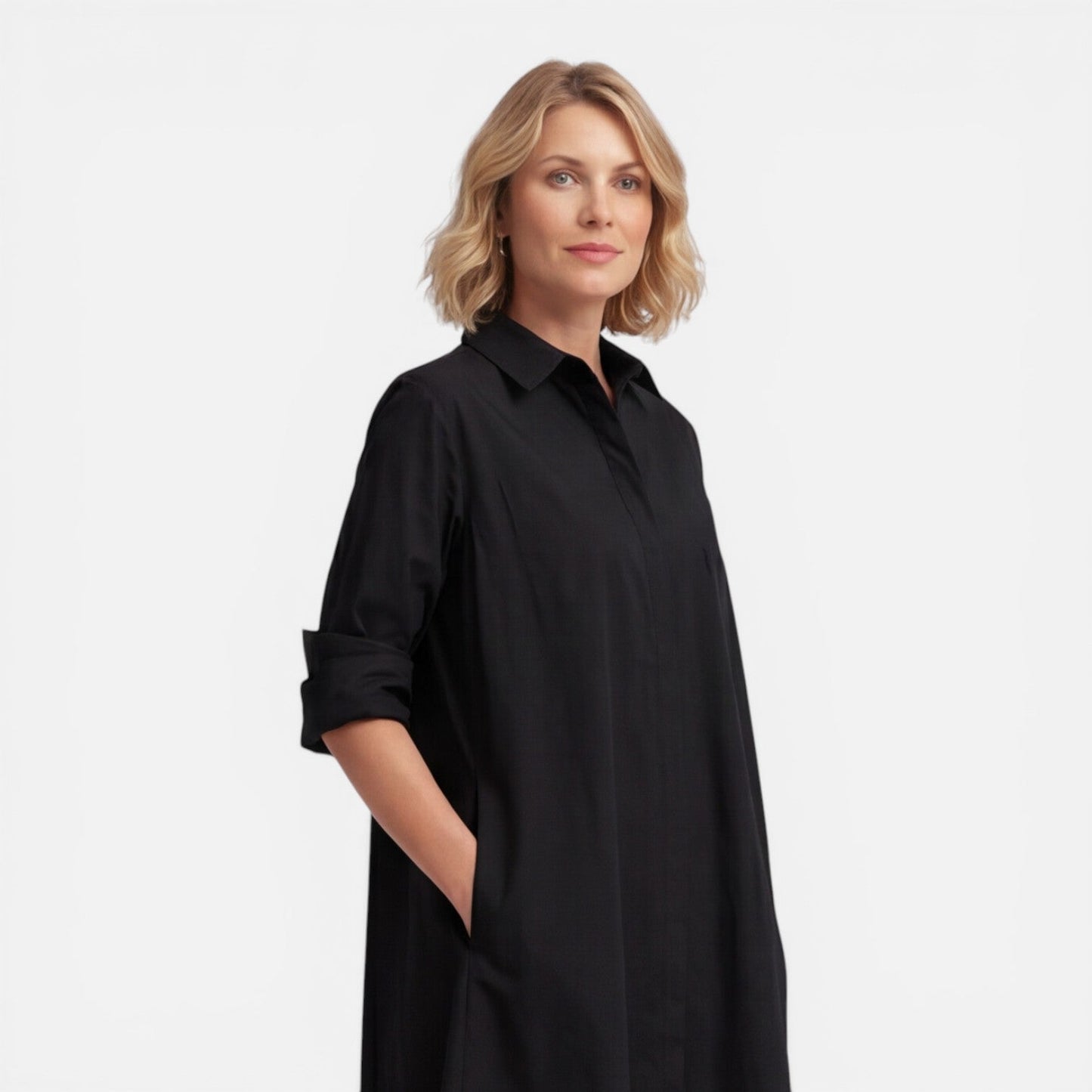 Abito Chemisier Midi Donna Ampio