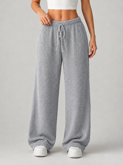 Pantaloni Donna in Maglia con Coulisse