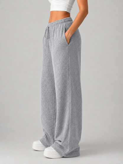 Pantaloni Donna in Maglia con Coulisse