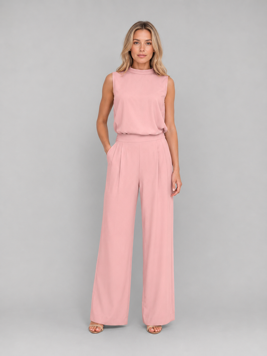 Completo Donna Top Collo Alto e Palazzo