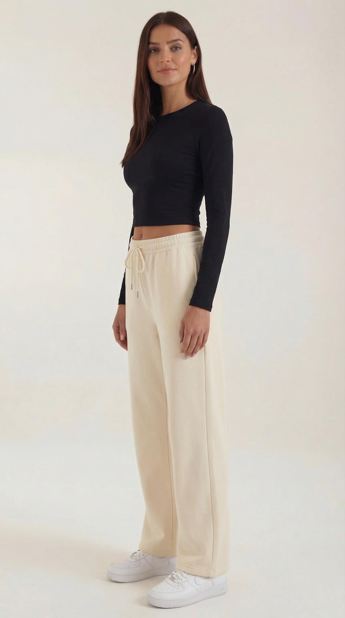 Top Crop Donna Elastico