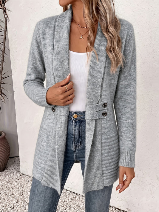 Ludovica | Cappotto Midi Donna Doppiopetto con Cintura
