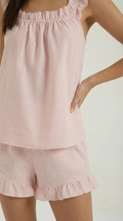 Completo Donna in Cotone con Volant