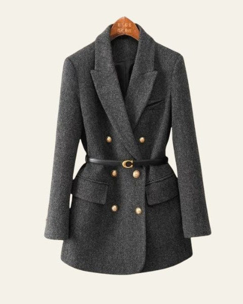 Blazer Donna Doppiopetto in Tweed