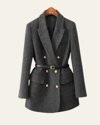 Blazer Donna Doppiopetto in Tweed