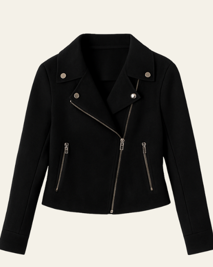 Giacca Biker Donna in Camoscio Vegetale