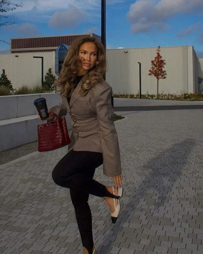 Blazer Donna Sartoriale Linea a Clessidra