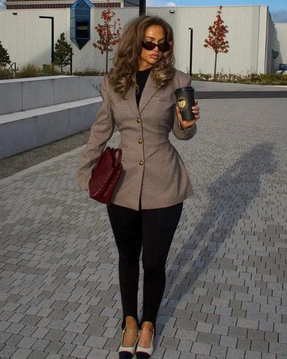 Blazer Donna Sartoriale Linea a Clessidra