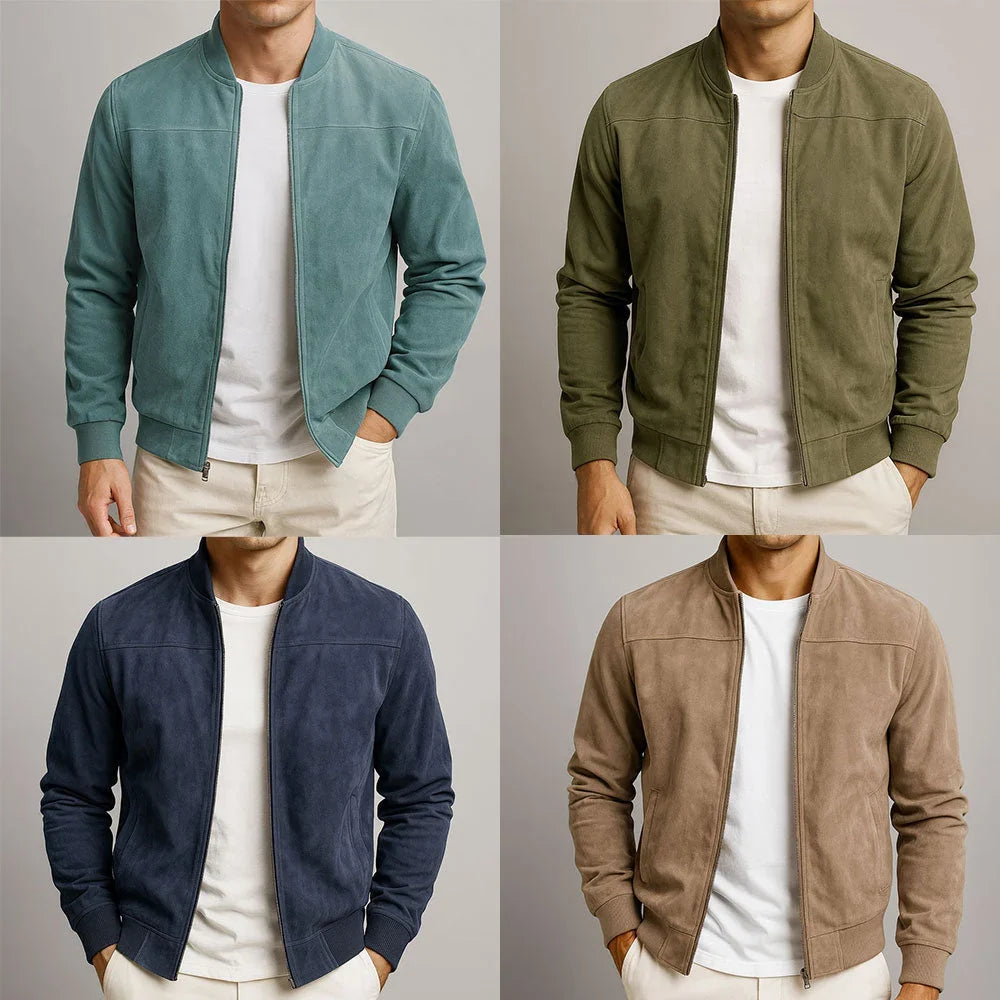 Bomber Uomo Moderno dalle Linee Pulite