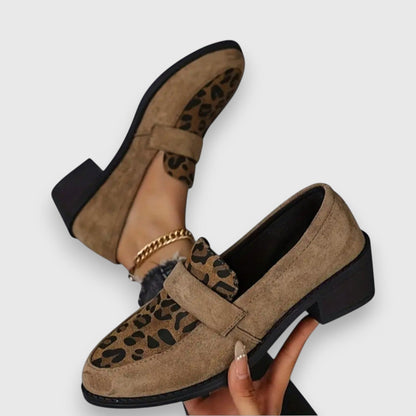 Mocassini Donna con Stampa Leopardata