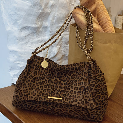 Greta | Borsa a Tracolla Donna con Stampa Leopardata