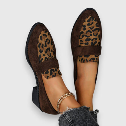 Mocassini Donna con Stampa Leopardata