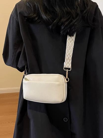 Borsa a Tracolla Donna Strutturata in Pelle Vegana