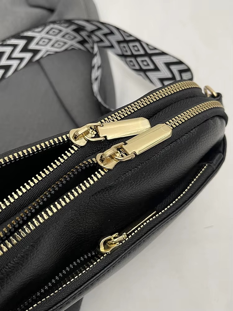 Borsa a Tracolla Donna Strutturata in Pelle Vegana