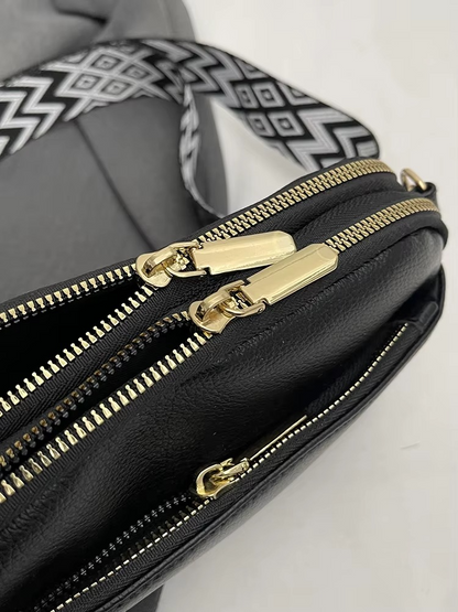 Borsa a Tracolla Donna Strutturata in Pelle Vegana