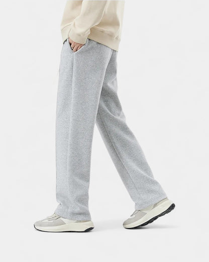 Jogger Uomo Gamba Dritta in Maglia Spessa