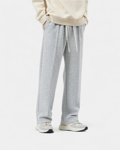 Jogger Uomo Gamba Dritta in Maglia Spessa