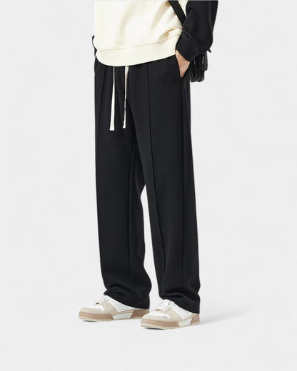 Jogger Uomo Gamba Dritta in Maglia Spessa
