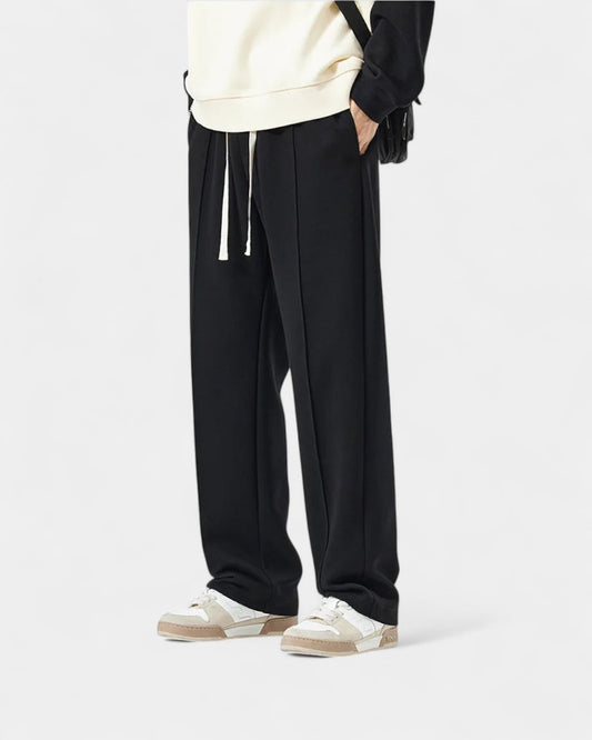 Jogger Uomo Gamba Dritta in Maglia Spessa