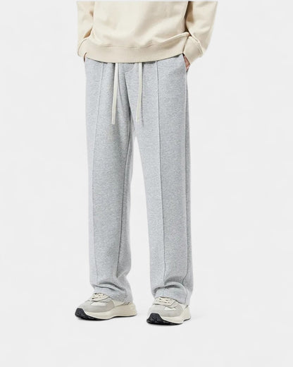 Jogger Uomo Gamba Dritta in Maglia Spessa