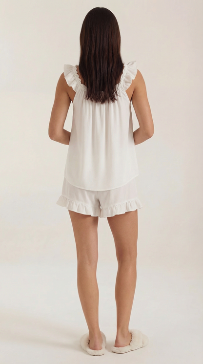 Completo Donna in Cotone con Volant