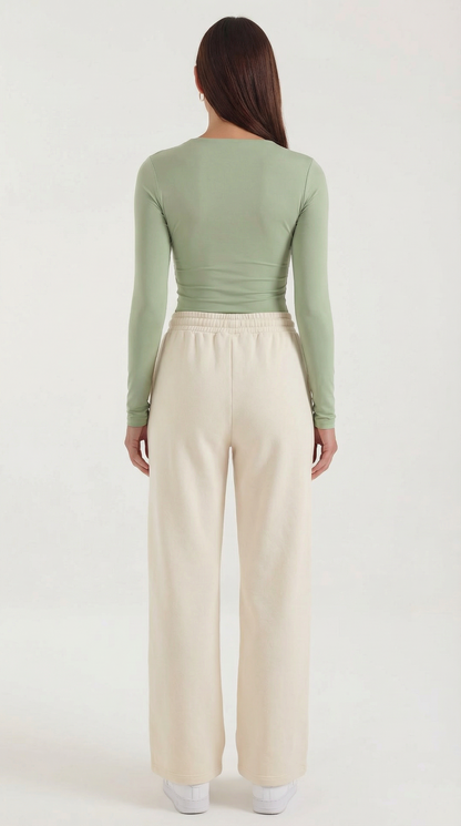 Top Crop Donna Elastico