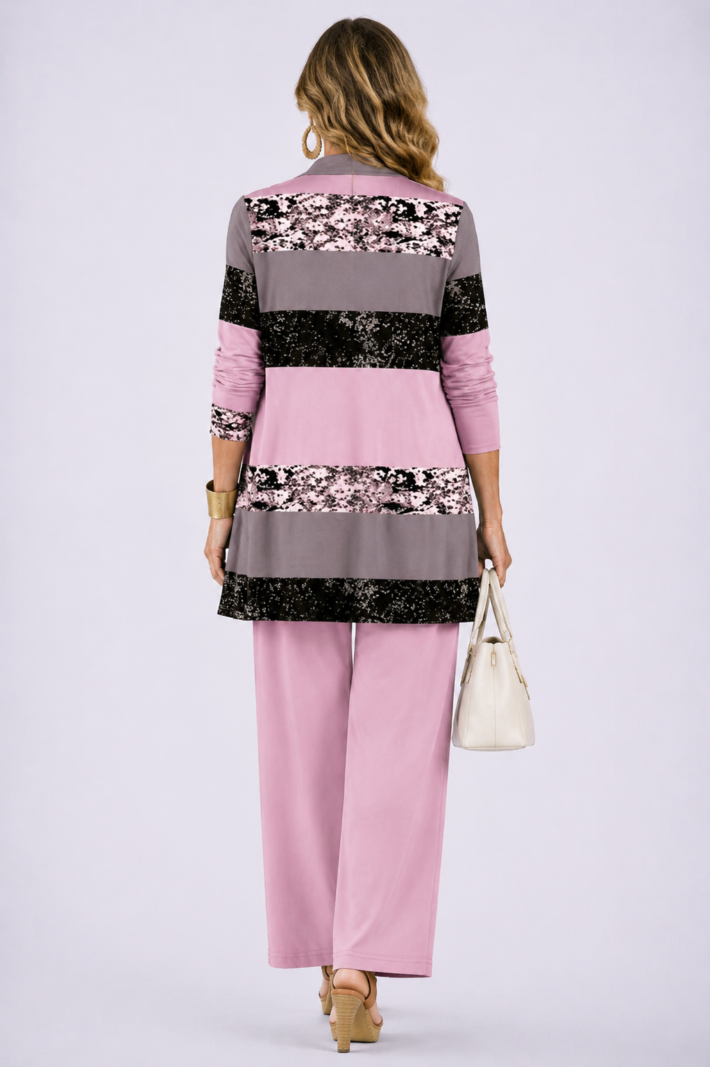 Patrizia | Completo Donna 3 Pezzi Rosa