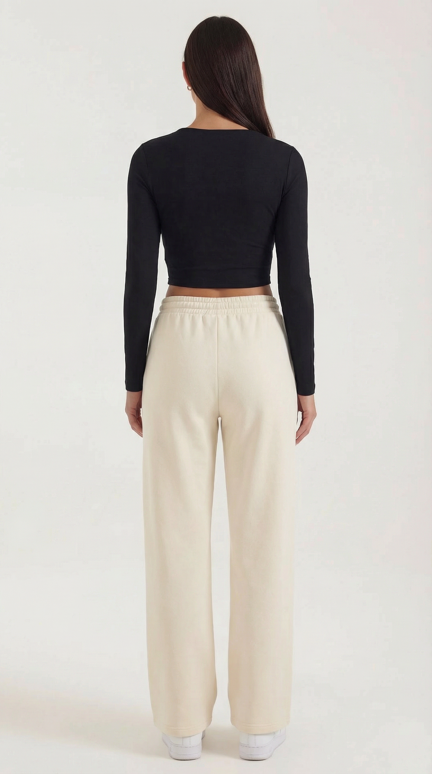 Top Crop Donna Elastico