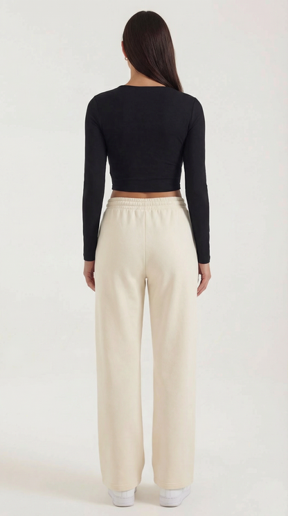 Top Crop Donna Elastico