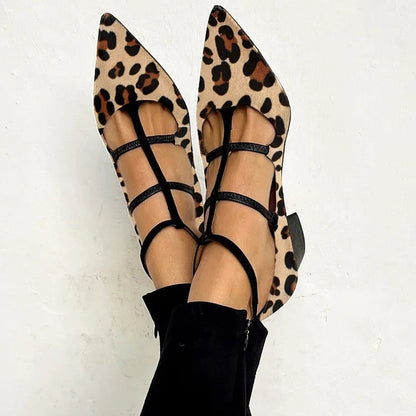 Franca | Scarpe Donna con Tacco e Cinturino Leopardato