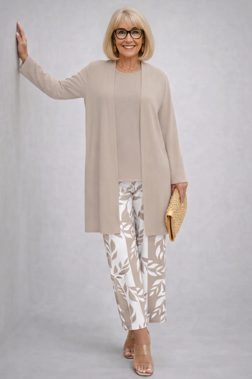 Erica | Completo Donna 3 Pezzi Beige