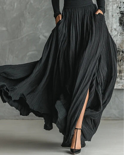 Eva | Completo Elegante con Gonna Plissé