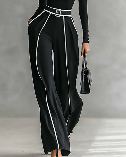 Vera | Completo Elegante con Dettaglio a Contrasto