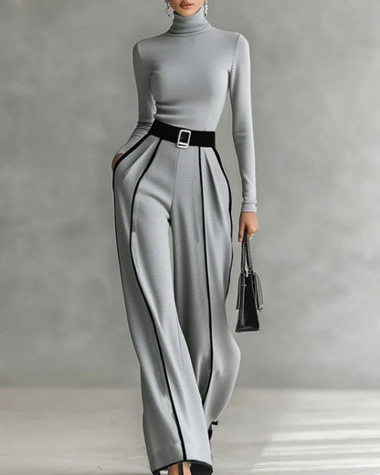 Vera | Completo Elegante con Dettaglio a Contrasto