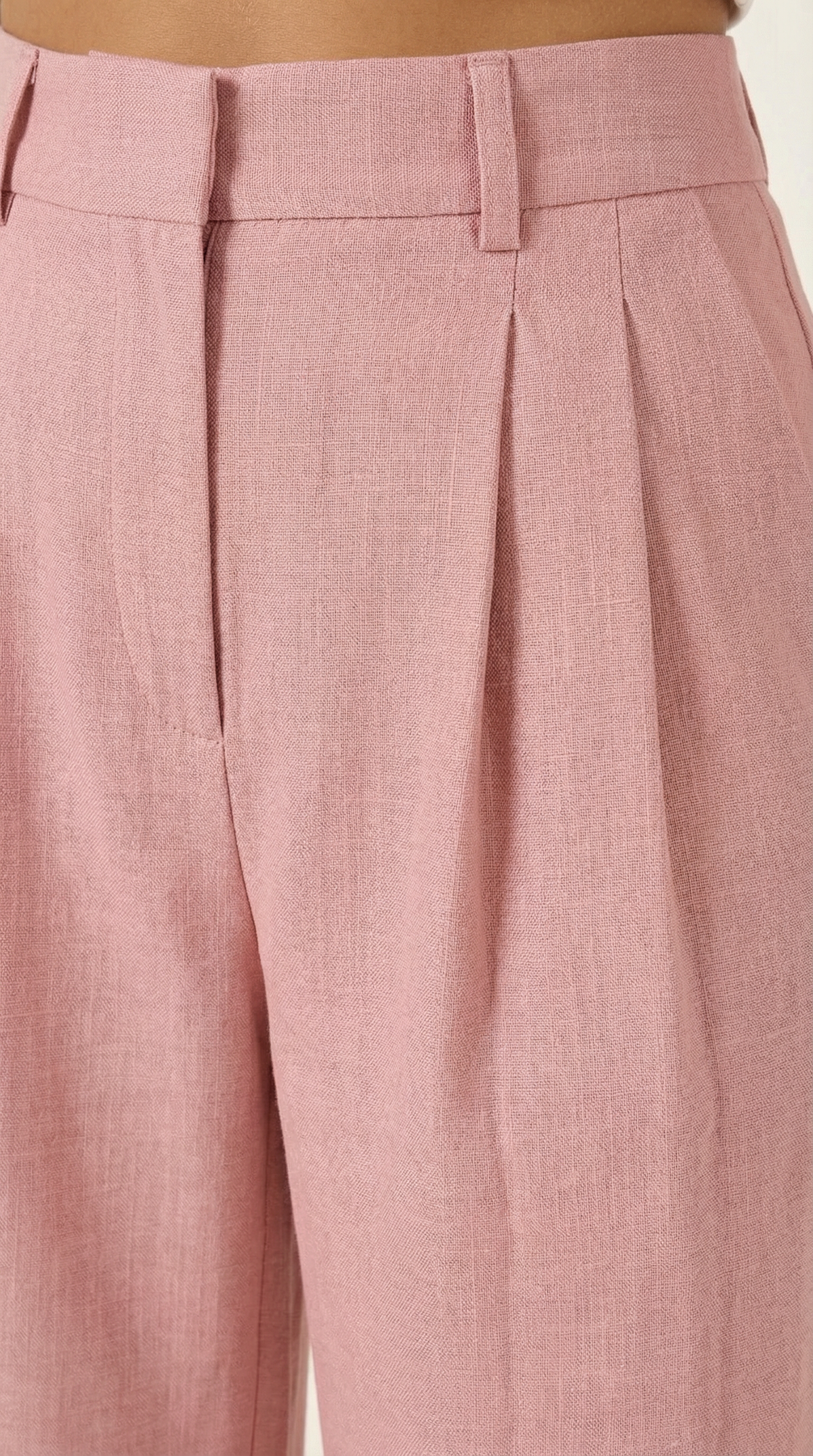 Pantaloni Donna Plissettati a Vita Alta