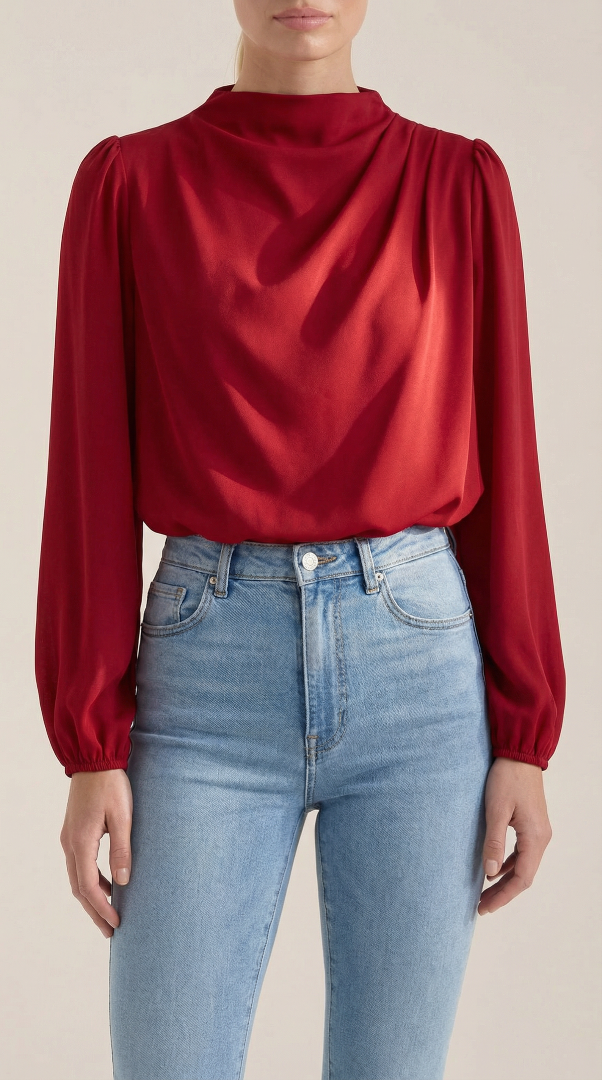 Camicia Donna Drappeggiata