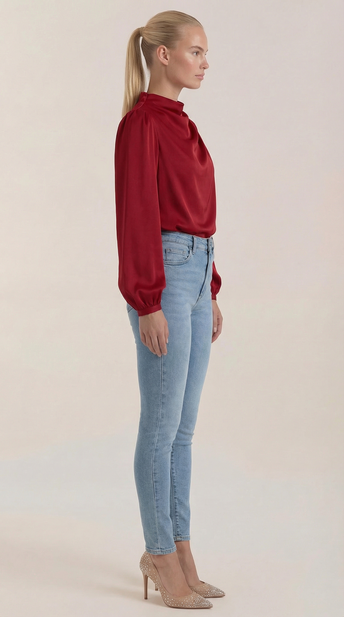 Camicia Donna Drappeggiata