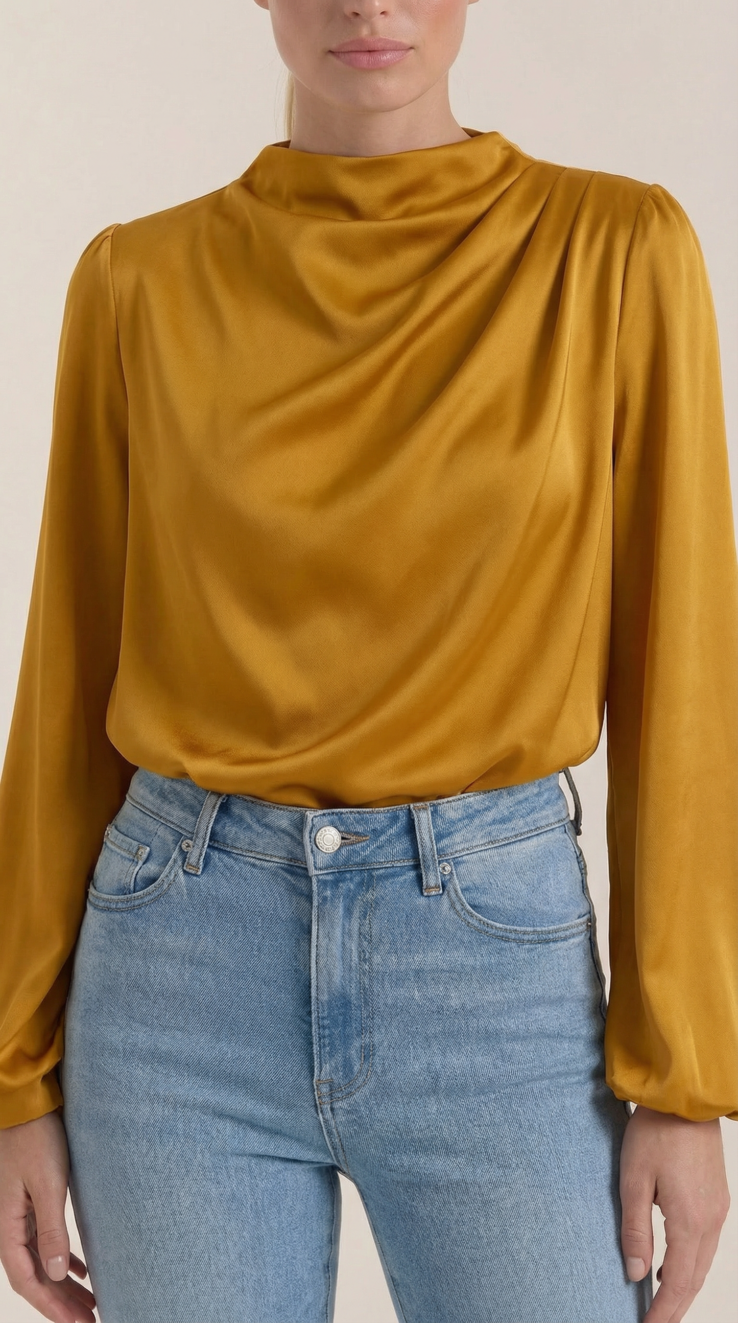Camicia Donna Drappeggiata