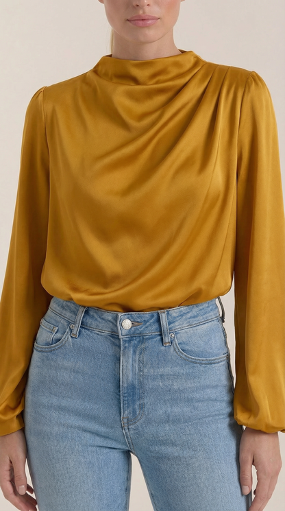 Camicia Donna Drappeggiata