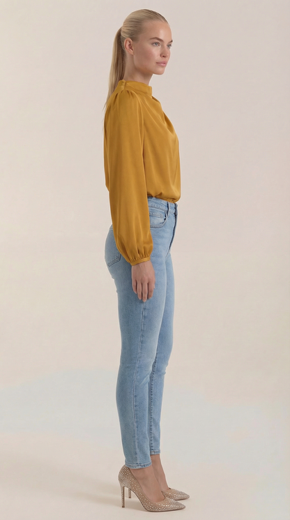 Camicia Donna Drappeggiata