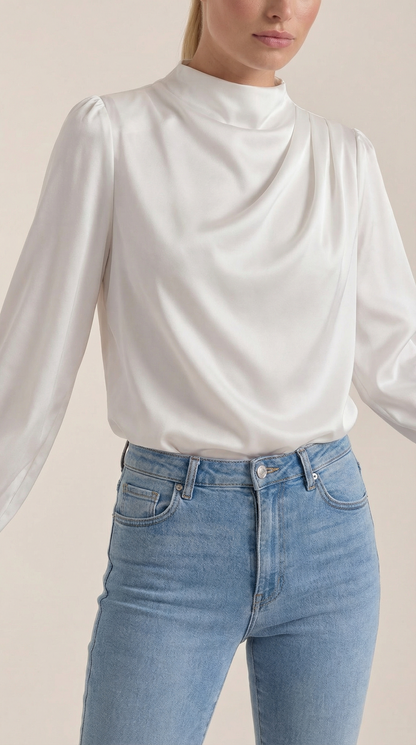 Camicia Donna Drappeggiata