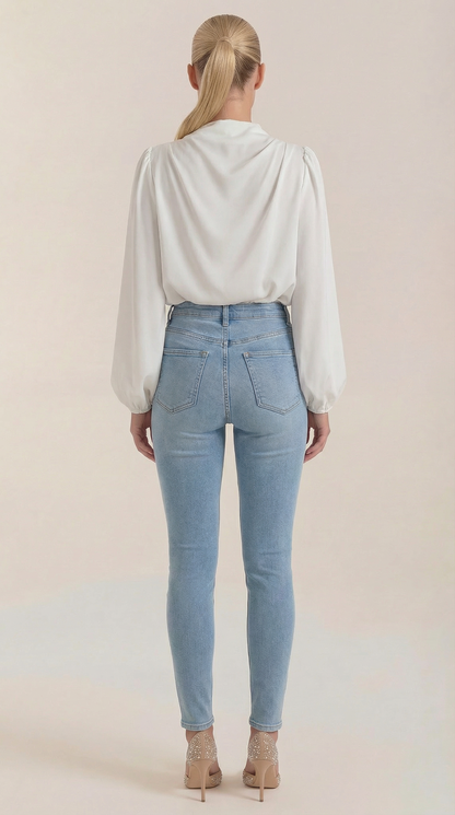 Camicia Donna Drappeggiata