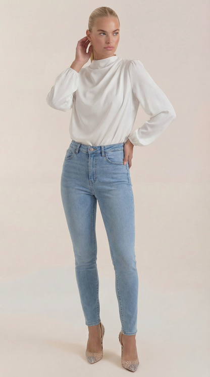 Camicia Donna Drappeggiata