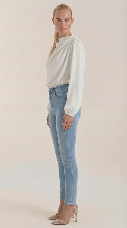 Camicia Donna Drappeggiata