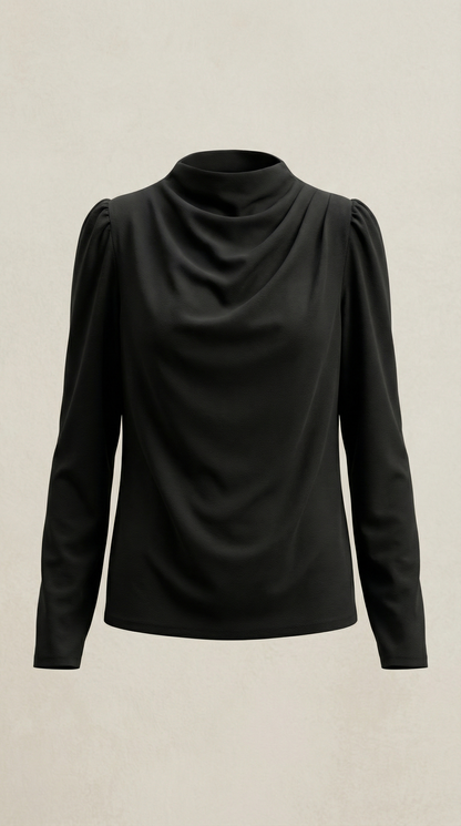 Camicia Donna Drappeggiata