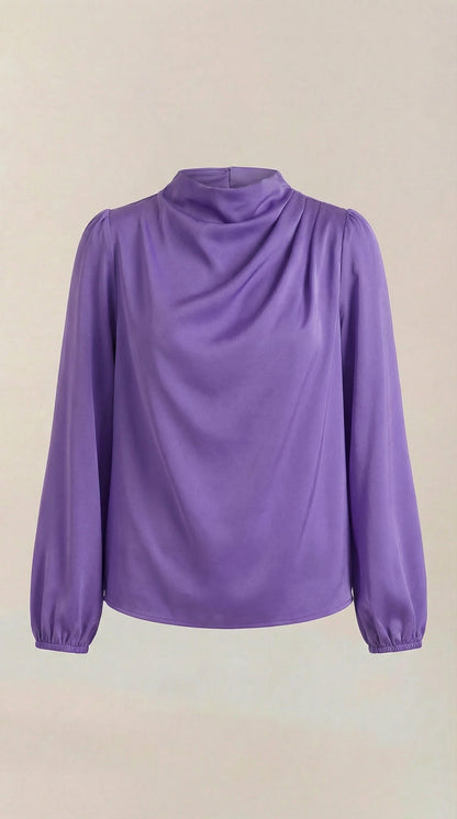 Camicia Donna Drappeggiata