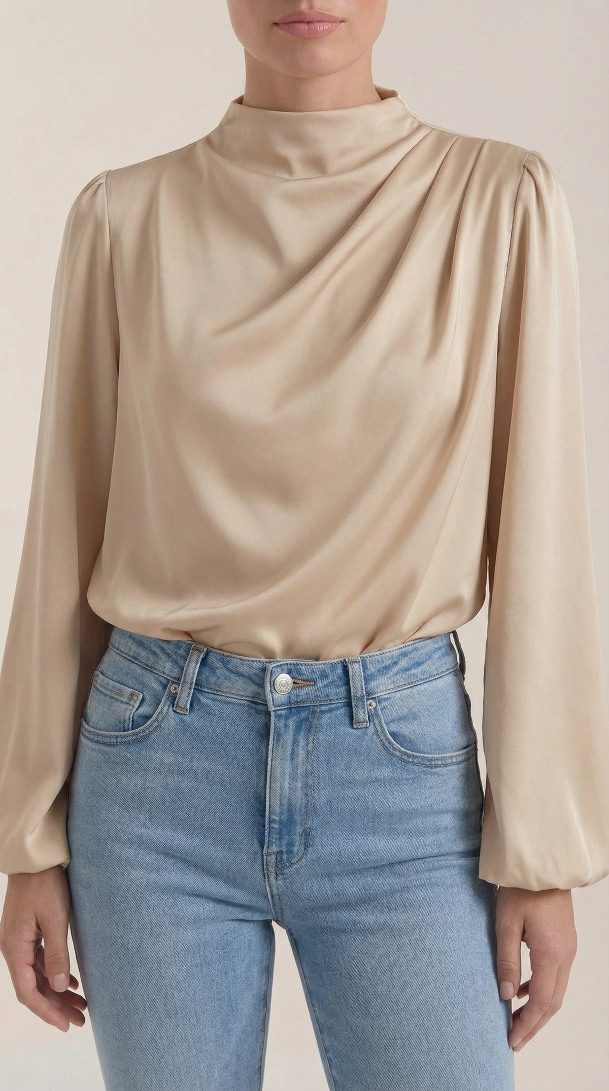 Camicia Donna Drappeggiata